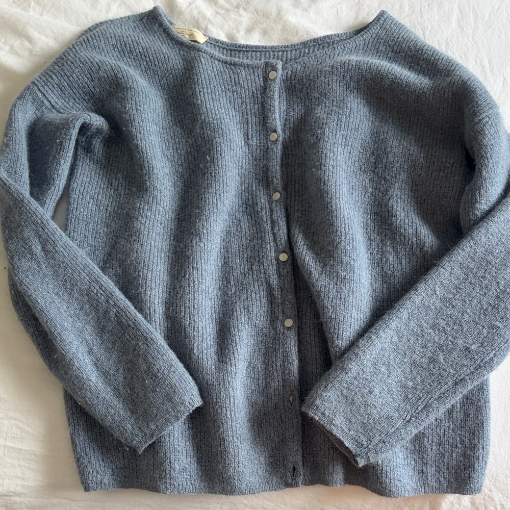 Sézane Women's Light Blue Sweater